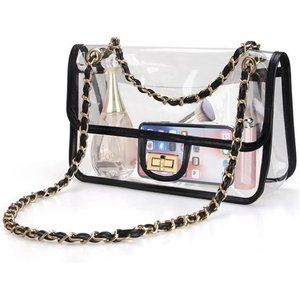 NEW Clear Transparent Crossbody Bag